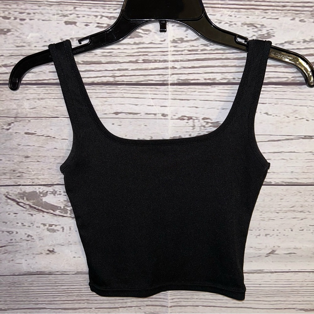 💙Black crop top